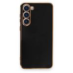 Microsonic Samsung Galaxy S23 Plus için Kılıf Olive Plated Siyah [Galaxy S23 Plus ile Uyumlu Kılıf - Siyah]