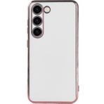 Microsonic Samsung Galaxy S23 Plus Olive Plated Beyaz Cep Telefonu Kılıfı