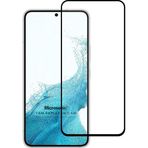 Microsonic Samsung Galaxy S23 Plus Tam Kaplayan Temperli Siyah Cam Ekran Koruyucu