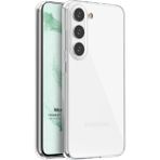 Microsonic Samsung Galaxy S23 Plus Transparent Soft Şeffaf Beyaz Kılıf