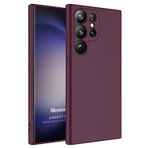 Microsonic Samsung Galaxy S23 Ultra Groovy Soft Mor Kılıf