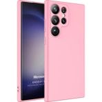 Microsonic Samsung Galaxy S23 Ultra Groovy Soft Pembe Kılıf