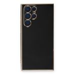Microsonic Samsung Galaxy S23 Ultra Olive Plated Siyah Cep Telefonu Kılıfı