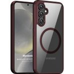 Microsonic Samsung Galaxy S24 Magsafe Bright Planet Bordo Kılıf