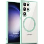 Microsonic Samsung Galaxy S24 Ultra Magsafe Bright Planet Yeşil Kılıf