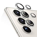 Microsonic Samsung Galaxy S24 Ultra Tekli Kamera Lens Koruma Camı Gümüş [Galaxy S24 Ultra ile Uyumlu Ekran Koruyucu - Gümüş]