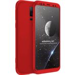 Microsonic Samsung Galaxy S9 Plus Double Dip 360 Protective Kırmızı Kılıf