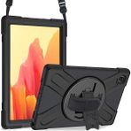 Microsonic Samsung Galaxy Tab A7 10.4" T500 Kılıf Heavy Defender Siyah