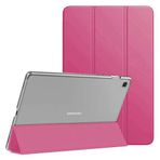 Microsonic Samsung Galaxy Tab A7 Lite T225 için Kılıf Slim Translucent Back Smart Cover Pembe [Galaxy Tab A7 Lite T225 ile Uyumlu Kılıf - Pembe]