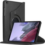 Microsonic Samsung Galaxy Tab A7 Lite T225 Kılıf 360 Rotating Stand Deri Siyah