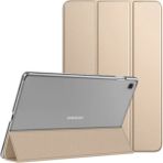 Microsonic Samsung Galaxy Tab A7 Lite T225 Kılıf Slim Translucent Back Smart Cover Gold - Altın
