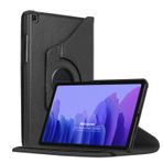 Microsonic Samsung Galaxy Tab A7 T500 Kılıf 360 Rotating Stand Deri Siyah
