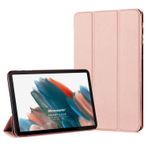 Microsonic Samsung Galaxy Tab A8 X200 için Kılıf Slim Translucent Back Smart Cover Rose Gold [Galaxy Tab A8 X200 ile Uyumlu Kılıf - Rose Gold]