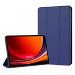 Microsonic Samsung Galaxy Tab S10 FE Plus için Kılıf Slim Translucent Back Smart Cover Lacivert [Galaxy Tab S10 FE Plus X620 ile Uyumlu Kılıf - Lacivert]