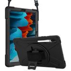 Microsonic Samsung Galaxy Tab S7 Plus T970 Heavy Defender Siyah Kılıf