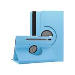 Microsonic Samsung Galaxy Tab S7 T870 Uyumlu 360 Rotating Stand Deri Mavi Kılıf