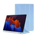 Microsonic Samsung Galaxy Tab S8 Plus X800 Kılıf Origami Pencil Mavi