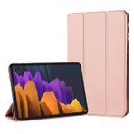 Microsonic Samsung Galaxy Tab S8 X700 için Kılıf Slim Translucent Back Smart Cover Rose Gold [Galaxy Tab S8 X700 ile Uyumlu Kılıf - Rose Gold]
