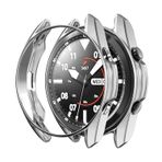 Microsonic Samsung Galaxy Watch 3 41mm Kılıf 360 Full Round Soft Silicone Gümüş