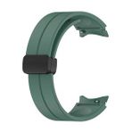 Microsonic Samsung Galaxy Watch 4 40 mm için Ribbon Line Yeşil Kordon