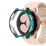Microsonic Samsung Galaxy Watch 4 40mm için Kılıf 360 Full Round Soft Silicone Koyu Yeşil [Galaxy Watch 4 40mm ile Uyumlu Kılıf - Koyu Yeşil]