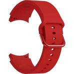 Microsonic Samsung Galaxy Watch 4 44 mm Solid Silikon Band Kırmızı Kordon