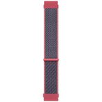Microsonic Samsung Galaxy Watch 4 Classic 42 mm Hasırlı Woven Sport Loop Koyu Pembe Kordon