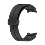 Microsonic Samsung Galaxy Watch 4 Classic 42 mm Ribbon Line Siyah Kordon