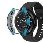 Microsonic Samsung Galaxy Watch 4 Classic 42mm için Kılıf 360 Full Round Soft Silicone Koyu Yeşil [Galaxy Watch 4 Classic 42mm ile Uyumlu Kılıf - Koyu Yeşil]