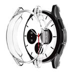 Microsonic Samsung Galaxy Watch 4 Classic 42mm için Kılıf 360 Full Round Soft Silicone Şeffaf [Galaxy Watch 4 Classic 42mm ile Uyumlu Kılıf - Şeffaf]