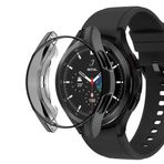 Microsonic Samsung Galaxy Watch 4 Classic 42mm için Kılıf 360 Full Round Soft Silicone, Siyah [Galaxy Watch 4 Classic 42mm ile Uyumlu Kılıf - Siyah]