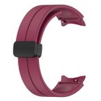 Microsonic Samsung Galaxy Watch 4 Classic 46 mm Ribbon Line Bordo Kordon