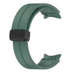 Microsonic Samsung Galaxy Watch 4 Classic 46 mm Ribbon Line Yeşil Kordon