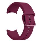 Microsonic Samsung Galaxy Watch 4 Classic 46 mm Solid Silicone Band Mürdüm Kordon