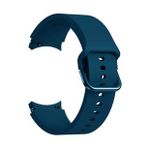 Microsonic Samsung Galaxy Watch 4 Classic Uyumlu 46 mm Solid Silicone Band Petrol Mavisi Kordon