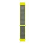 Microsonic Samsung Galaxy Watch 46 mm Woven Sport Loop Sarı Hasırlı Kordon