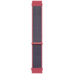 Microsonic Samsung Galaxy Watch 5 44 mm Hasırlı Woven Sport Loop Koyu Pembe Kordon