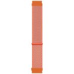 Microsonic Samsung Galaxy Watch 5 44 mm Hasırlı Woven Sport Loop Turuncu Kordon
