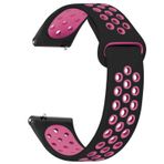 Microsonic Samsung Galaxy Watch 5 44 mm Rainbow Sport Band Siyah Pembe Kordon
