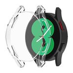 Microsonic Samsung Galaxy Watch 5 44mm için Kılıf 360 Full Round Soft Silicone Şeffaf [Galaxy Watch 5 44mm ile Uyumlu Kılıf - Şeffaf]