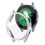 Microsonic Samsung Galaxy Watch 5 Pro 45mm için Kılıf Ekranı Tam Kaplayan 360 Full Round Soft Silicone Gümüş [Galaxy Watch 5 Pro 45mm ile Uyumlu Kılıf - Gümüş]