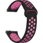 Microsonic Samsung Galaxy Watch 6 40 mm Rainbow Sport Band Siyah Pembe Kordon