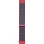 Microsonic Samsung Galaxy Watch 6 44 mm Hasırlı Woven Sport Loop Koyu Pembe Kordon