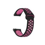 Microsonic Samsung Galaxy Watch 6 44 mm Rainbow Sport Band Siyah Pembe Kordon