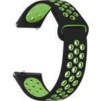 Microsonic Samsung Galaxy Watch 6 44 mm Rainbow Sport Band Siyah Yeşil Kordon