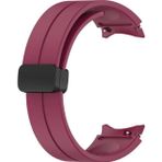Microsonic Samsung Galaxy Watch 6 44 mm Ribbon Line Bordo Kordon