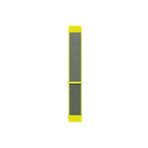 Microsonic Samsung Galaxy Watch 6 44 mm Woven Sport Loop Sarı Hasırlı Kordon
