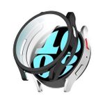 Microsonic Samsung Galaxy Watch 6 44mm Kılıf Ekranı Tam Kaplayan 360 Full Round Soft Silicone Siyah