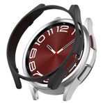 Microsonic Samsung Galaxy Watch 6 Classic 43mm Kılıf Matte Premium Slim WatchBand Siyah [Galaxy Watch 6 Classic 43mm ile Uyumlu Kılıf - Siyah]