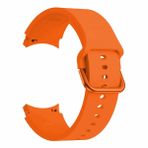 Microsonic Samsung Galaxy Watch 6 Classic 47 mm Solid Silicone Band Turuncu Kordon